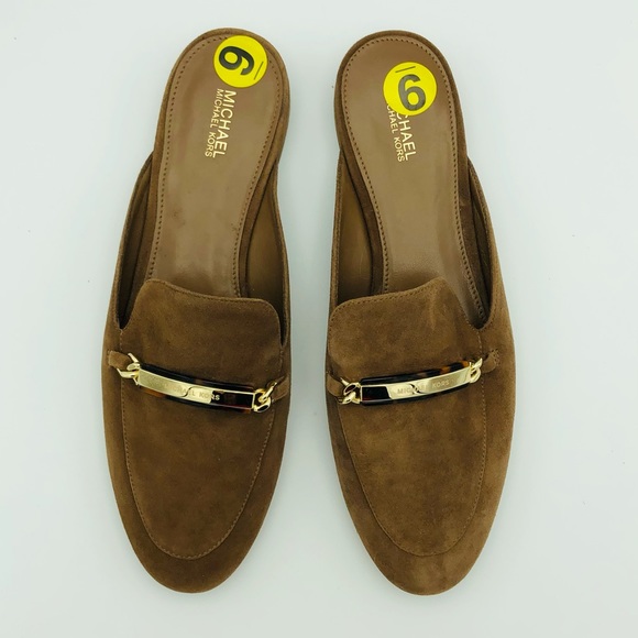 Michael Kors Women's Nadia Slide Mule Shoes - Picture 3 of 5